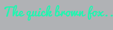 Image with Font Color 1FF6B0 and Background Color B0B2B5